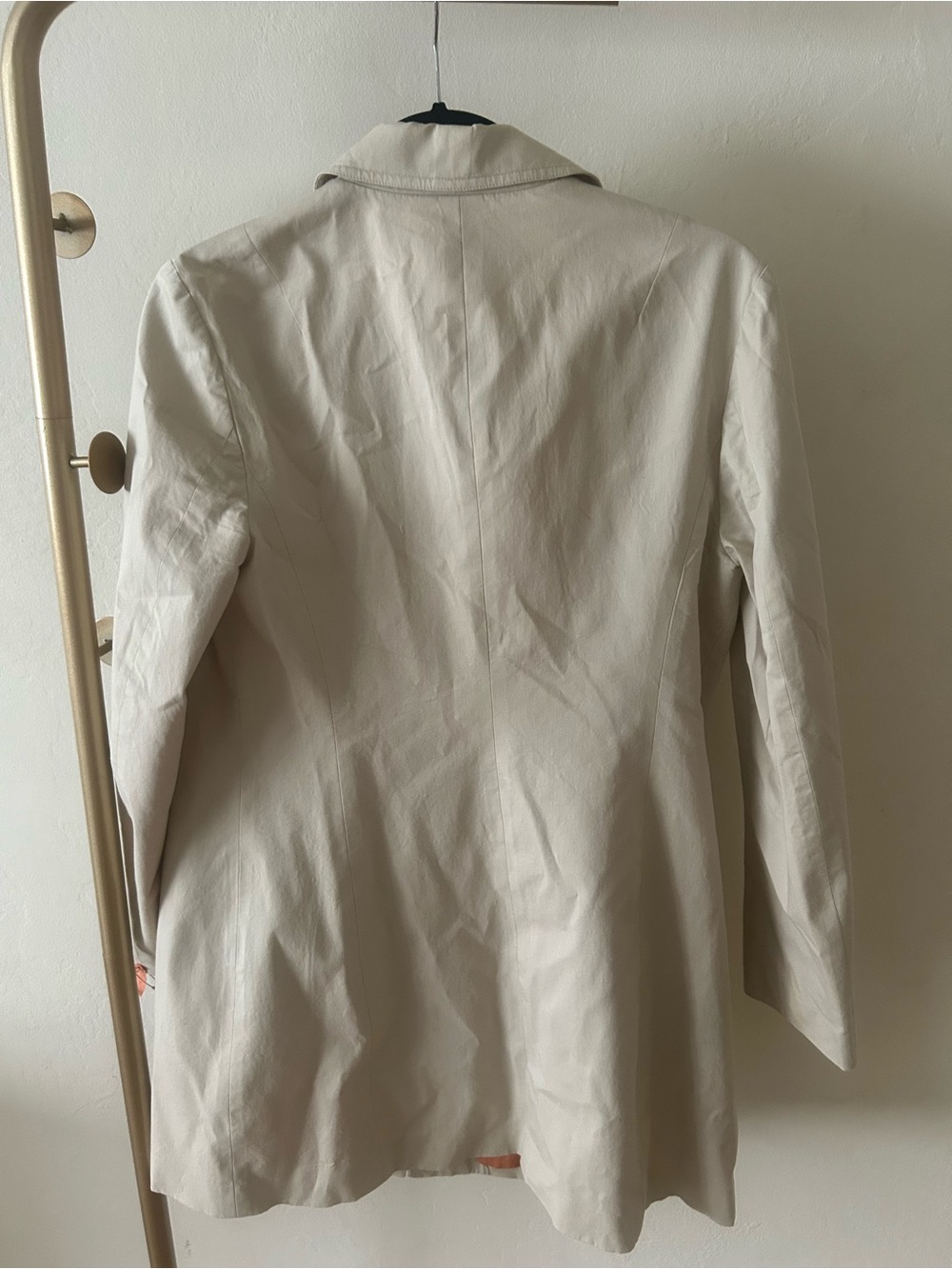 A Pea in the Pod Maternity Jacket Medium Cream Blazer Lightweight Coat - Picture 6 of 6